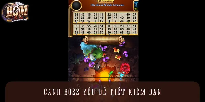 Nếu muốn thắng lớn trong Bắn cá Loto, hãy quan sát con boss yếu