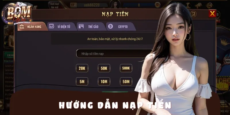 Hướng dẫn nạp tiền nhanh chóng qua ngân hàng Việt Nam và ví điện tử