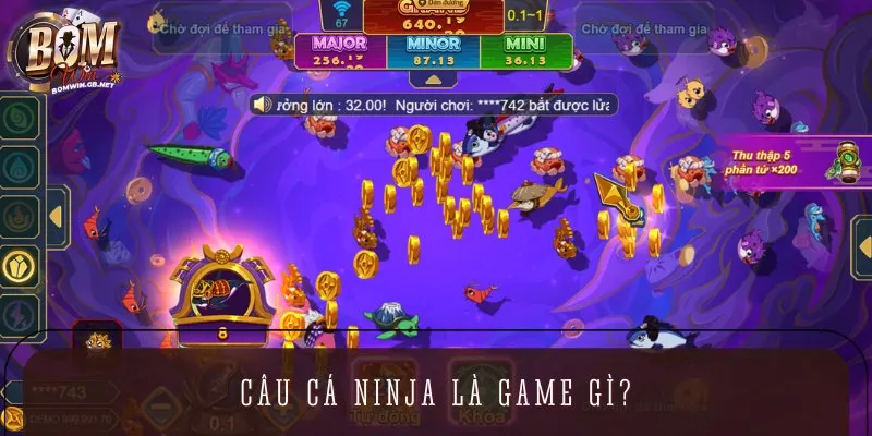 Câu cá Ninja là một trong những tựa game đổi thưởng HOT nhất 2025