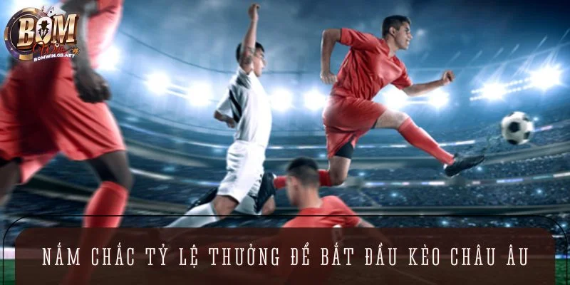 Nắm chắc tỷ lệ thưởng để bắt đầu kèo Châu Âu