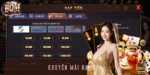 Khuyến Mãi Nạp Đầu Và Loạt Ưu Đãi Hấp Dẫn Tại BOMWIN