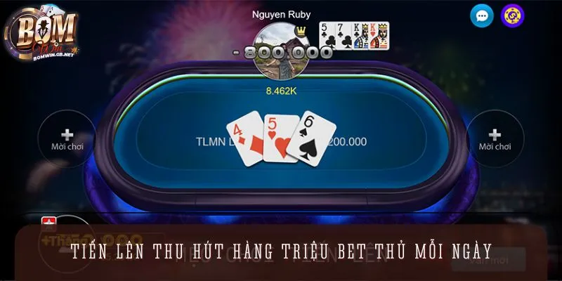 Tiến Lên là tựa game đánh bài ăn khách nhất ở thời điểm hiện tại
