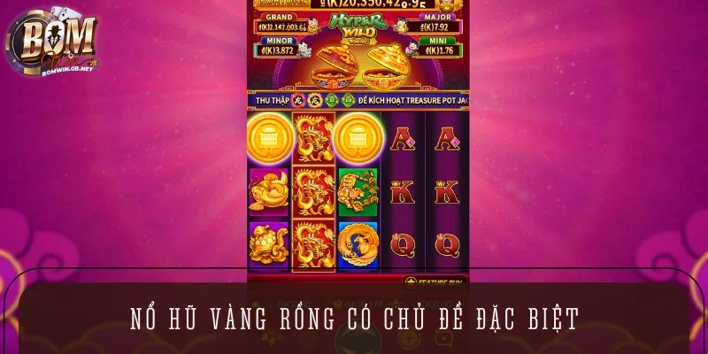 Nổ hũ vàng rồng xây dựng biểu tượng theo phong cách Á đông